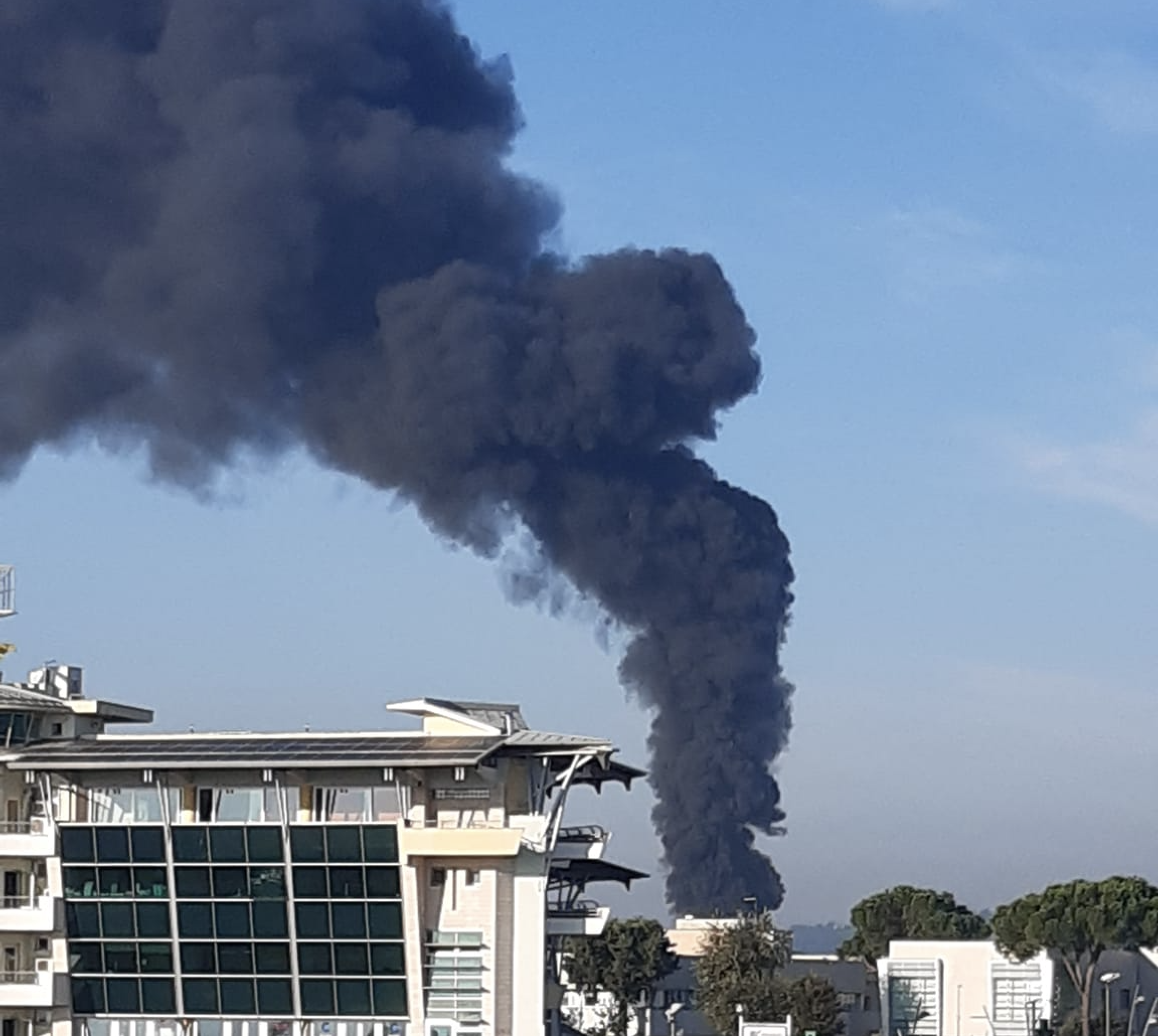 FIANO ROMANO Magazzino In Fiamme Paura Nellarea Industriale