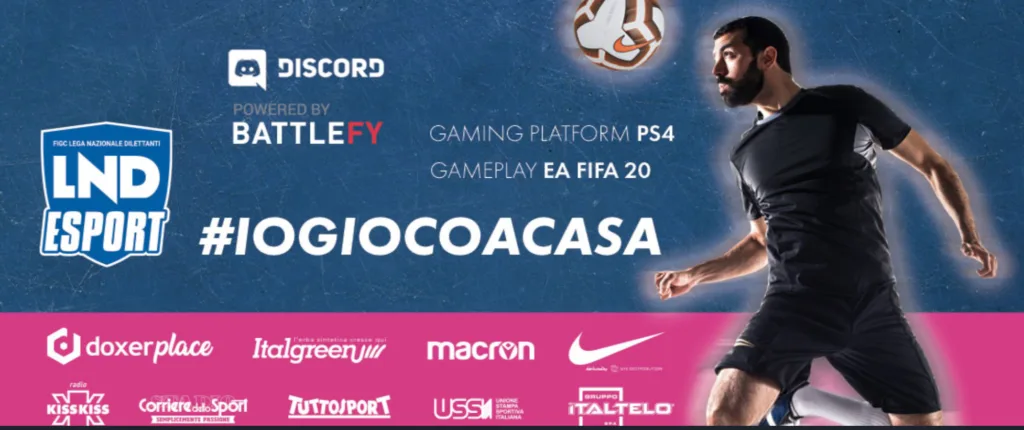 #IOGIOCOACASA, nasce il primo torneo Esport organizzato dalla LND