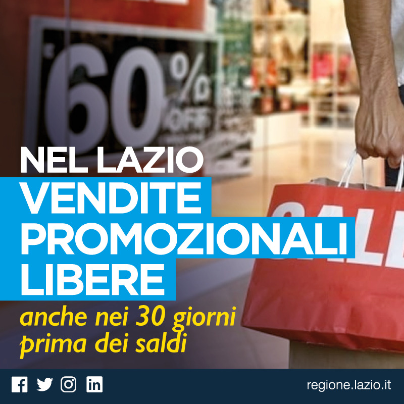 SALDI ANTICIPATI, L'OK DELLA REGIONE