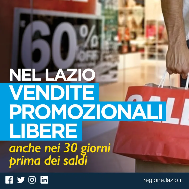 SALDI ANTICIPATI, L'OK DELLA REGIONE