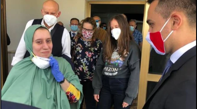 Silvia Romano è tornata in Italia