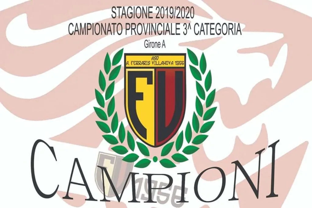L'Asd Ferraris Villanova รจ campione: promosso in 2a categoria