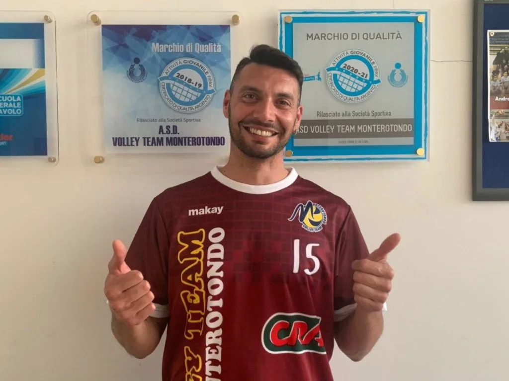 Volley, il primo colpo del Monterotondo รจ Perez: "Qui per creare qualcosa di magico"