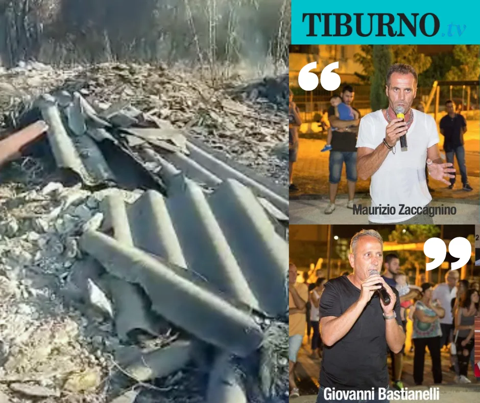 TIVOLI - Altro che sterpaglie, ecco cosa è andato a fuoco nell’ex Stacchini