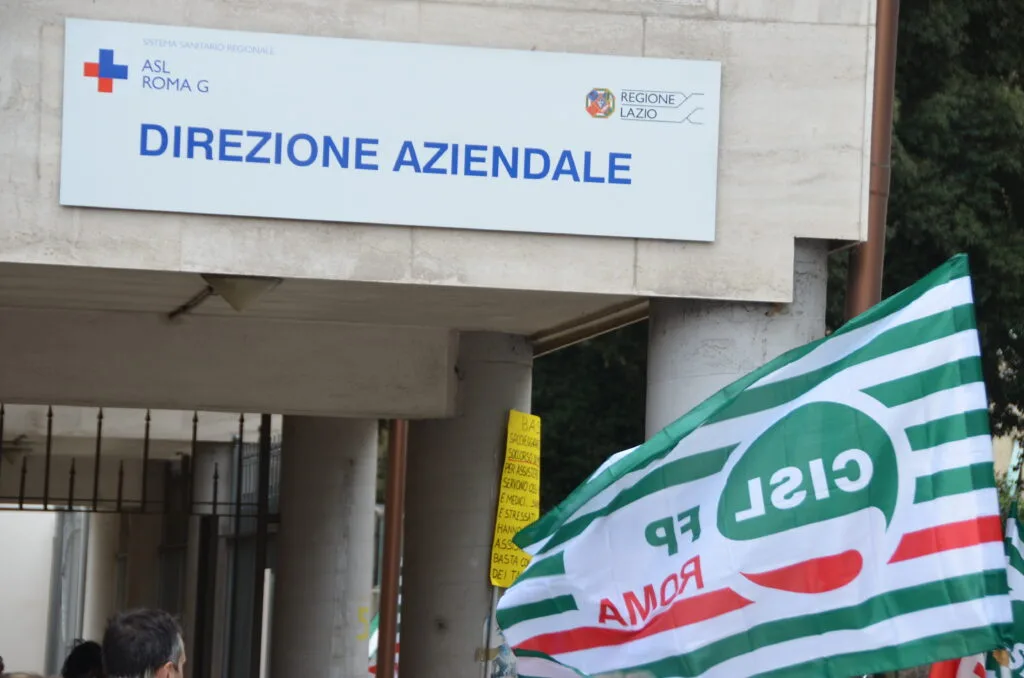 La sede della Direzione Generale dell'Asl Roma 5