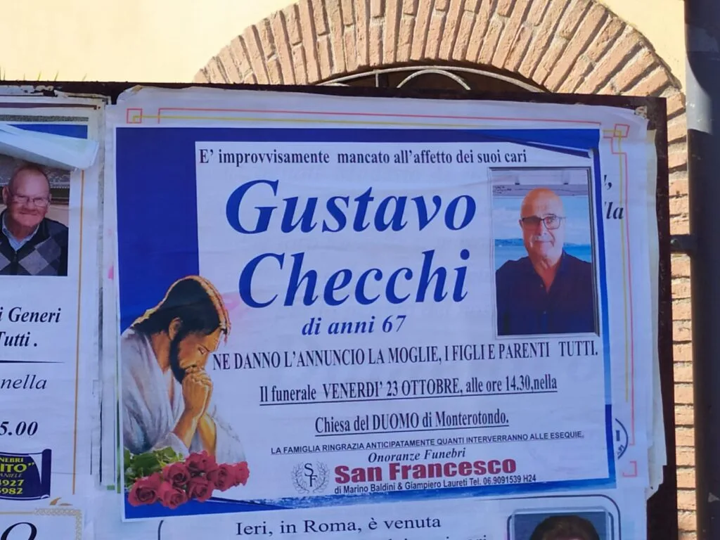funerali checchi capena