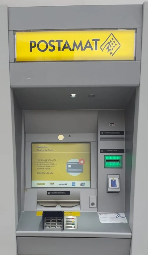 Nuovo sportello ATM Postamat a Rignano Flaminio
