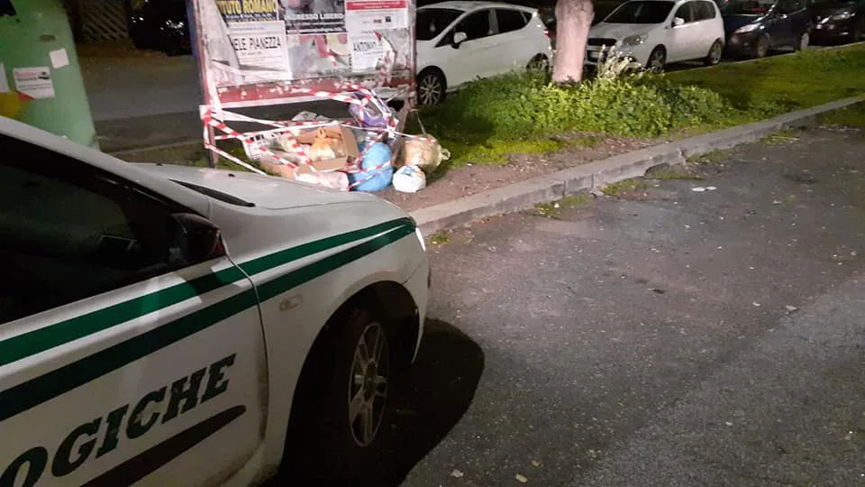 Le guardie ambientali del Congeav durante un sopralluogo a Tivoli Terme