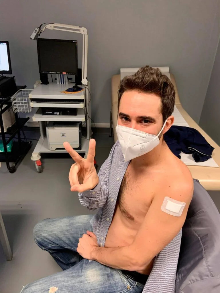valerio alivernini vaccinato