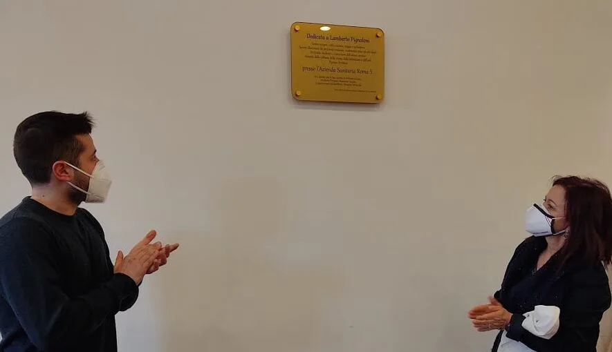 Intitolata a Lamberto Pignoloni l'aula magna di Palazzo Cianti, accanto all'ospedale di Tivoli