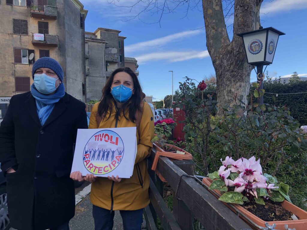 Alessandra Fidanza e Nello De Santis i due consiglieri comunali che ora fanno parte del gruppo Tivoli Partecipa tivoli partecipa
