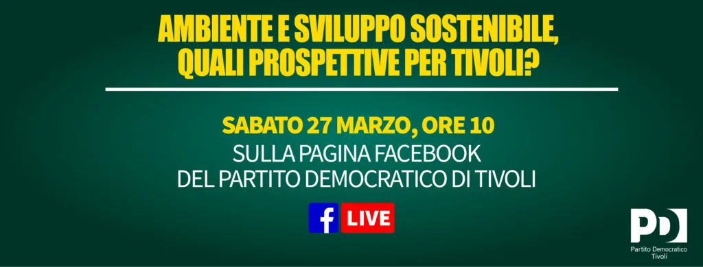 Pd Tivoli, incontro su Ambiente e sviluppo sostenibile