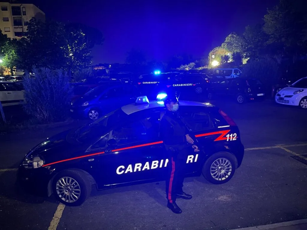 Controllo notturno dei carabinieri