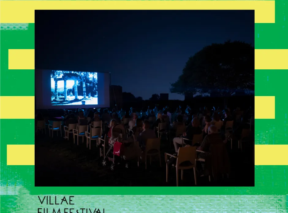 Una proiezione del Villae Film Festival a Villa Adriana