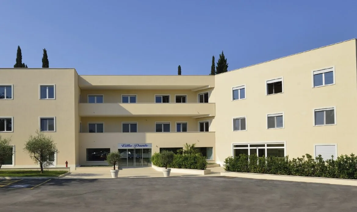 La struttura di Villa Dante del Gruppo INI a Guidonia Montecelio