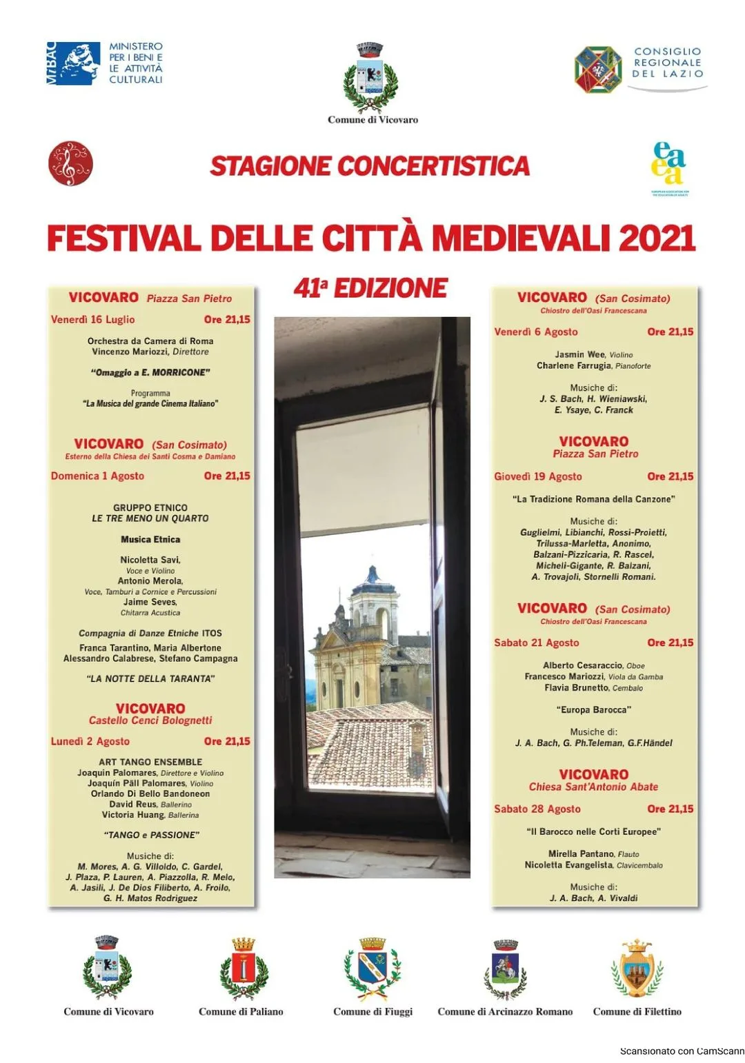A Vicovaro i concerti del Festival delle Città Medievali