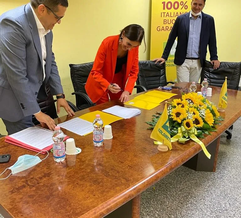 La firma dell'accordo sottoscritto da Impresa Verde Lazio e Codivin
