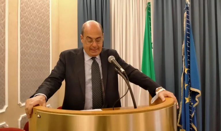 Il Presidente della Regione Lazio Nicola Zingaretti