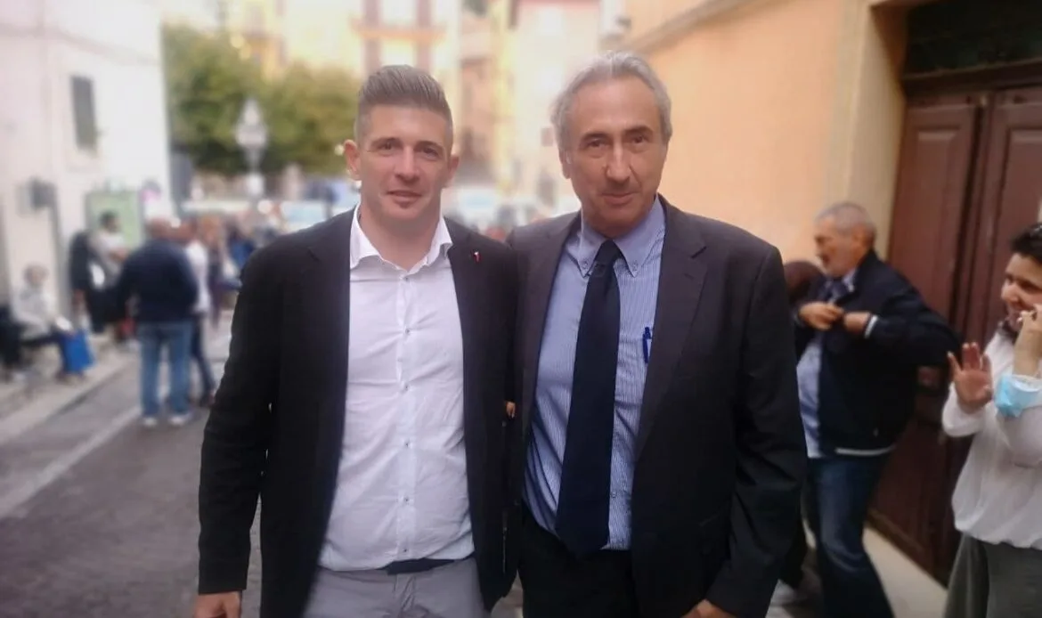 La festa a San Polo dei Cavalieri dopo le elezioni con Simone Mozzetta e Paolo Salvatori