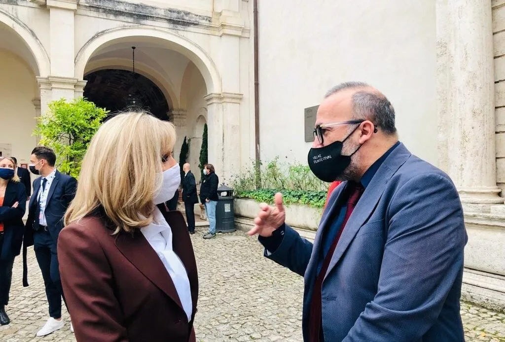 Brigitte Macron, una turista speciale nei siti Unesco di Tivoli