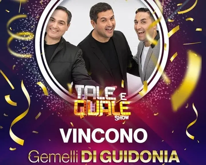 I Gemelli di Guidonia trionfano al Tale e Quale Show