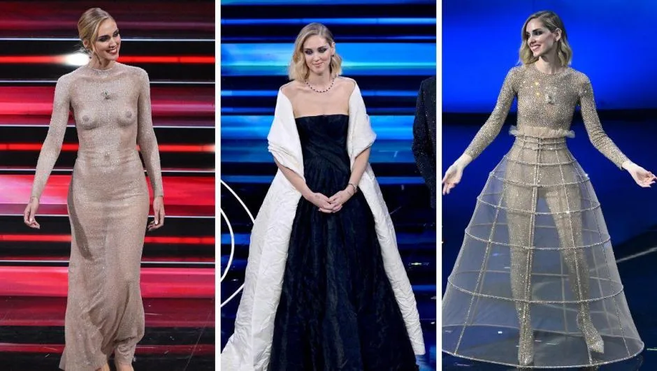 Chiara Ferragni e i messaggi dietro agli abiti di Sanremo