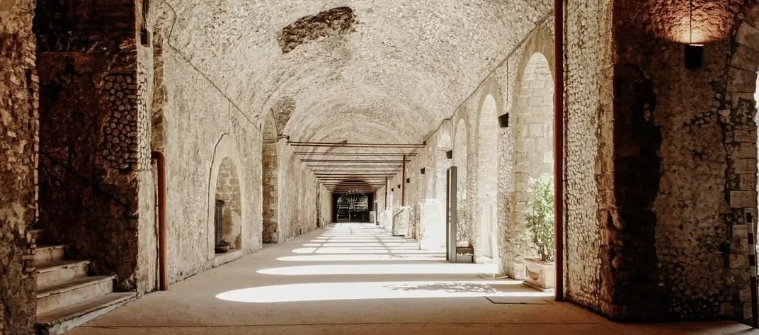Un'area del Santuario di Ercole Vincitore