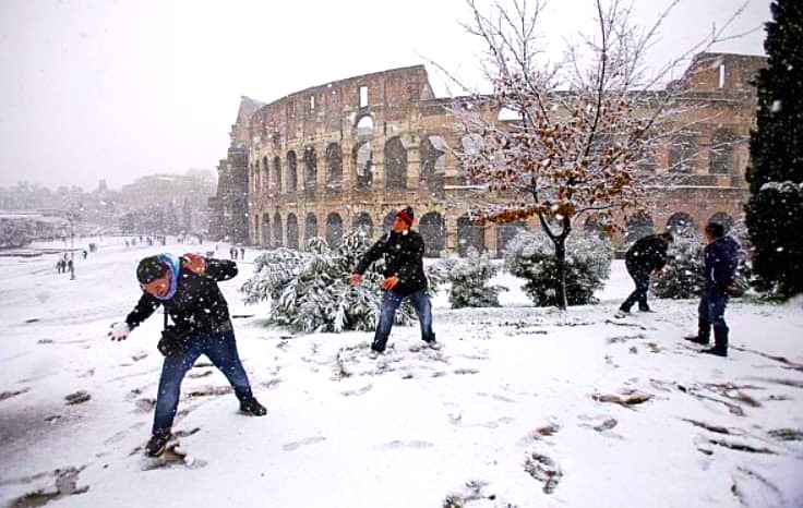 6 gennaio 1985, la neve a Roma …