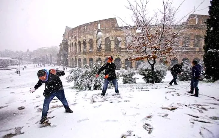 6 gennaio 1985, la neve a Roma …