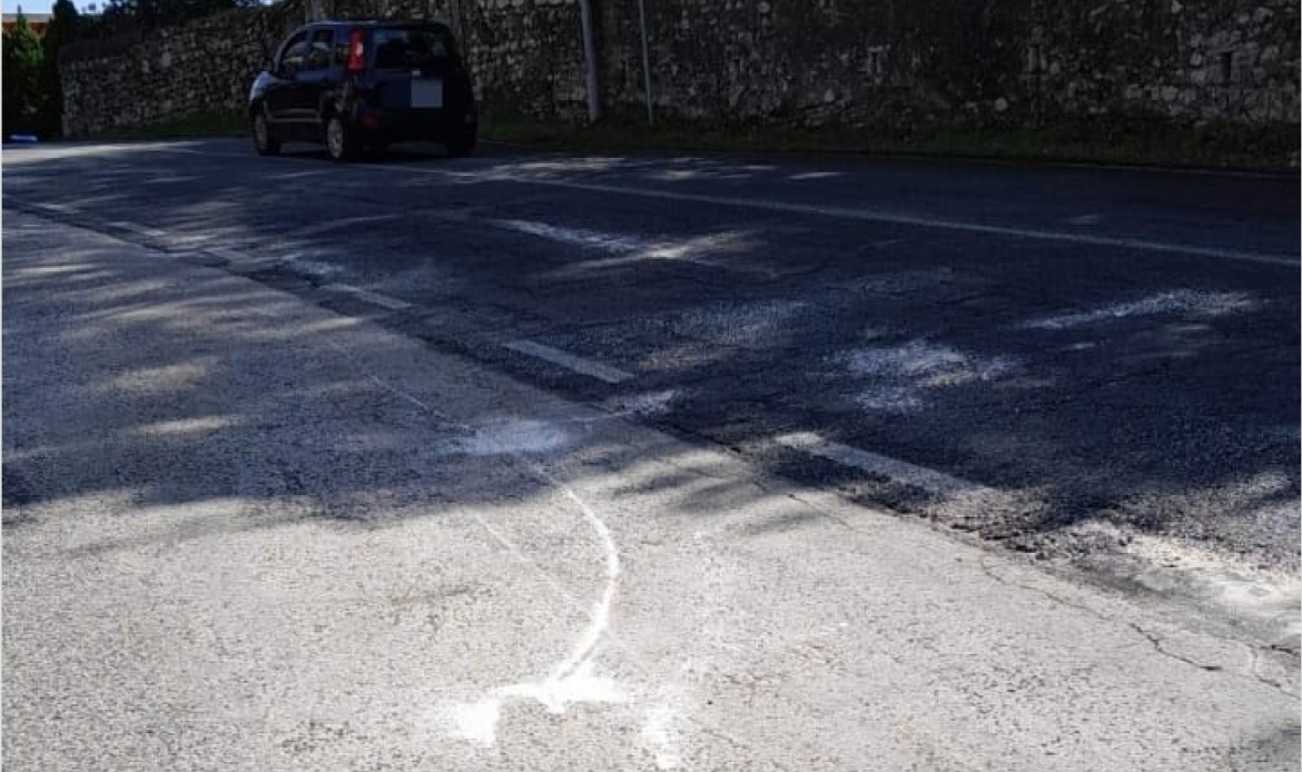 CASTEL MADAMA - Via Sant’Anna, 4 incidenti in 10 giorni: sos sicurezza