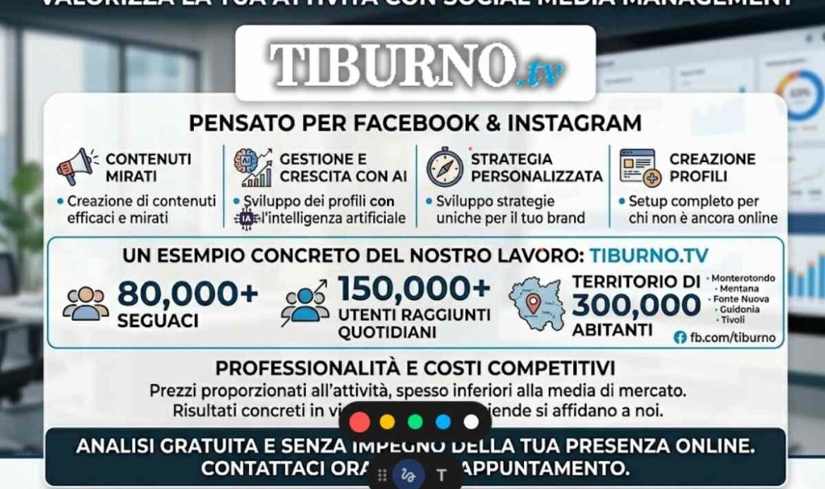 Gestione Social | Valorizza Facebook e Instagram della tua azienda con Tiburno.tv
