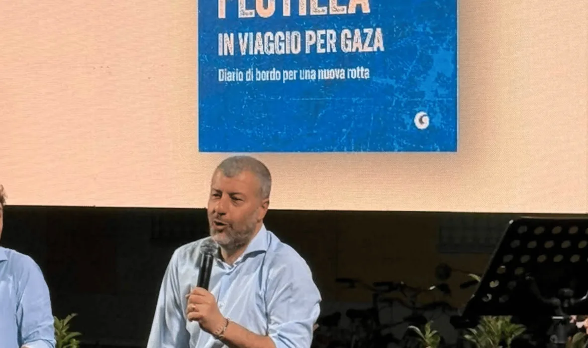 MONTECELIO - Arturo Scotto presenta il libro sul viaggio a Gaza con la Flotilla