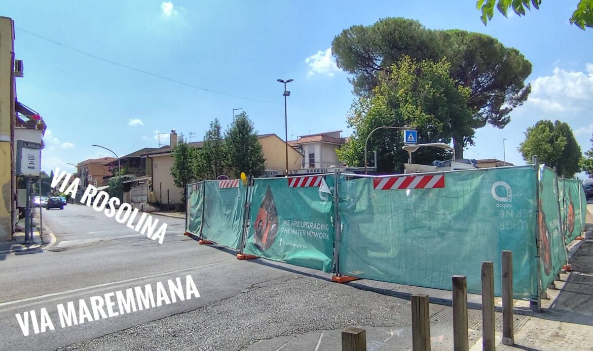 TIVOLI – Caos per i lavori in via Maremmana inferiore: nuove modifiche alla viabilità
