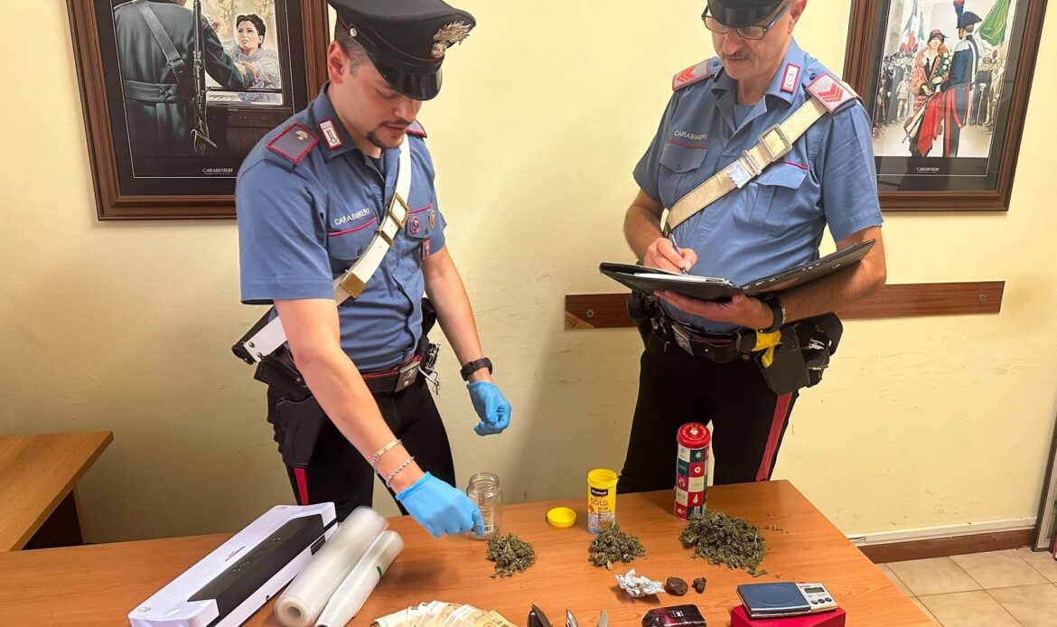 SUBIACO – A 65 anni spaccia hashish e marijuana