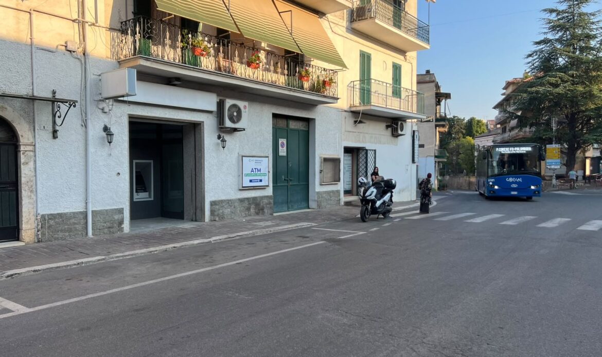 MORICONE - Nel Borgo apre un ATM bancario evoluto