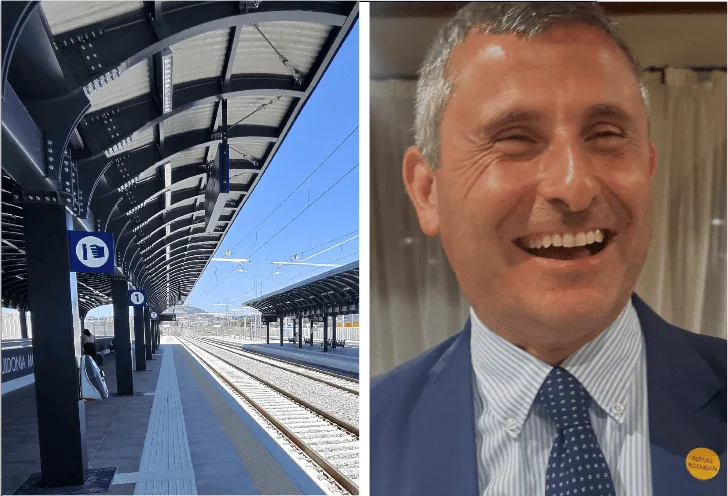 GUIDONIA - Nuova stazione, l'estrema sinistra: