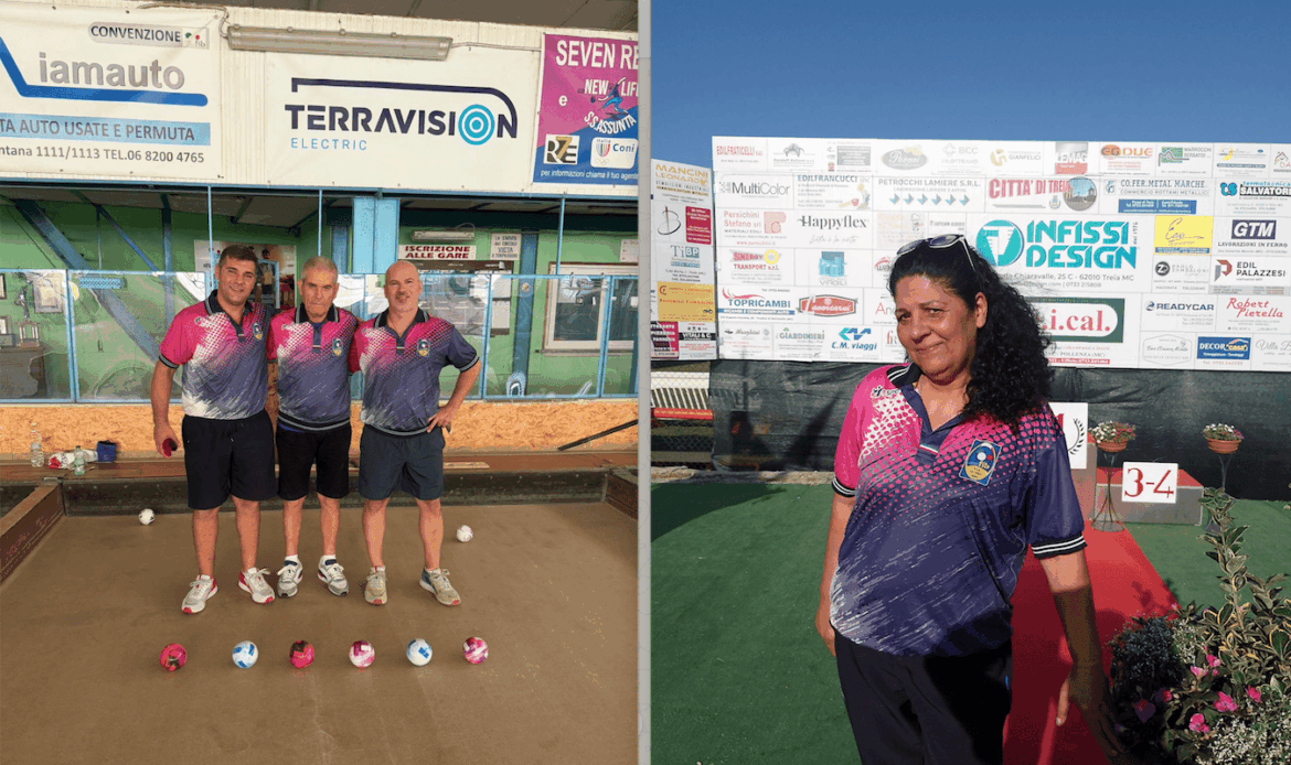 GUIDONIA - Quattro atleti di Villanova ai Campionati italiani di bocce specialità Raffa