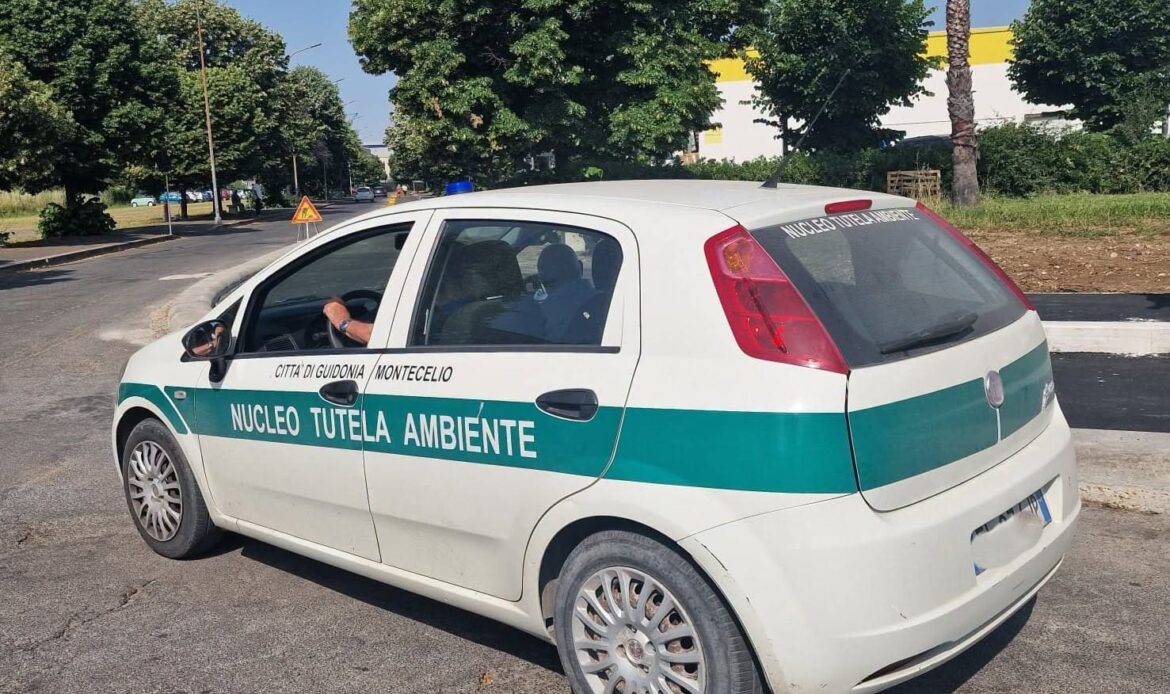 GUIDONIA - Abbandono di rifiuti, 11 