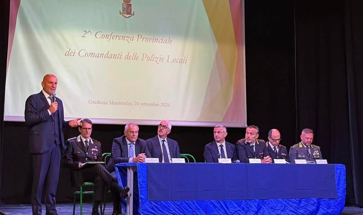 GUIDONIA - Sicurezza pubblica e sicurezza urbana: conferenza tra forze dell'ordine e Polizie Locali