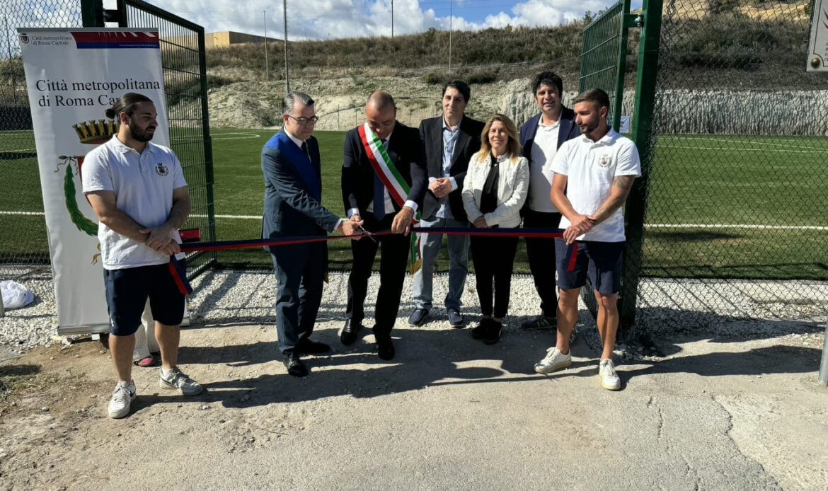 CASTELNUOVO DI PORTO - Inaugurato l'impianto sportivo 
