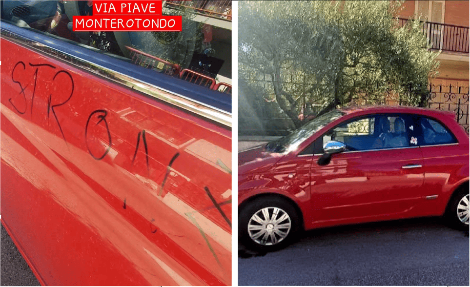 MONTEROTONDO - Due auto sfregiate in due mesi: chi è il vandalo di via Piave?