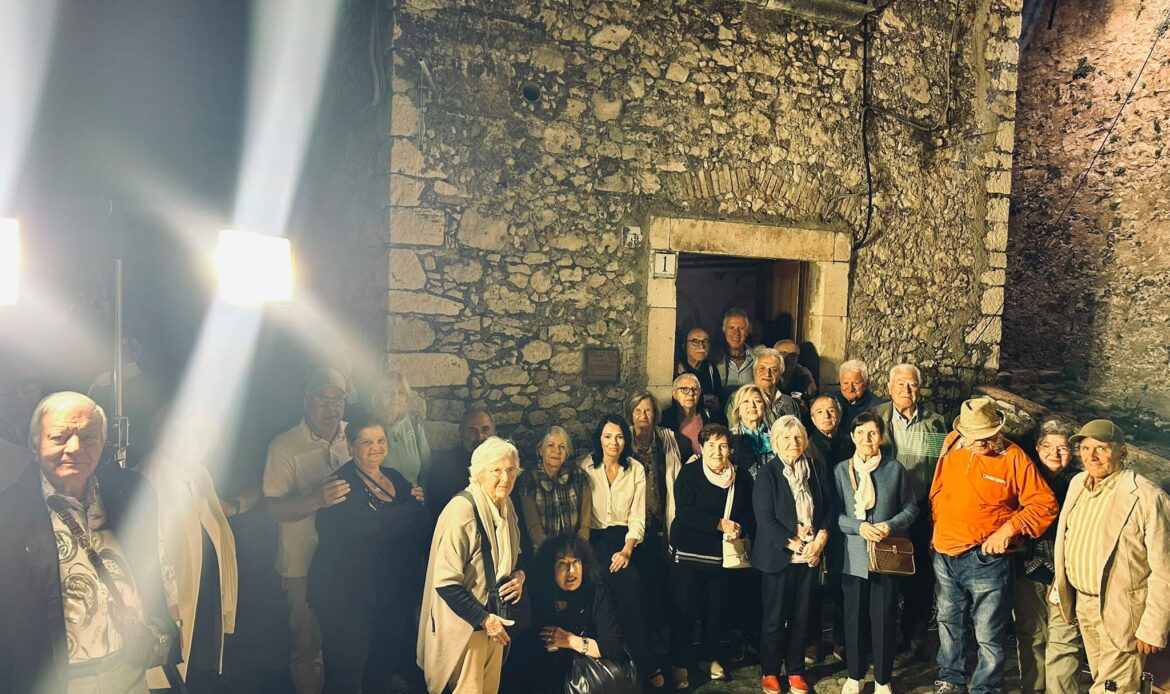 PERETO - Inaugurata la mattonella del percorso internazionale 