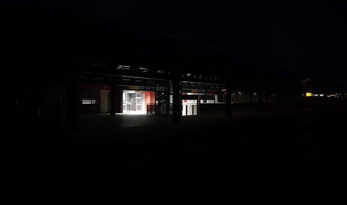 GUIDONIA - Città più bella: nuova stazione al buio da settimane