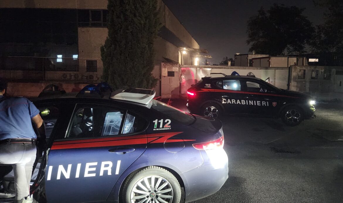 ROMA EST – Tentano di rubare materiale da un capannone: ladri italiani beccati