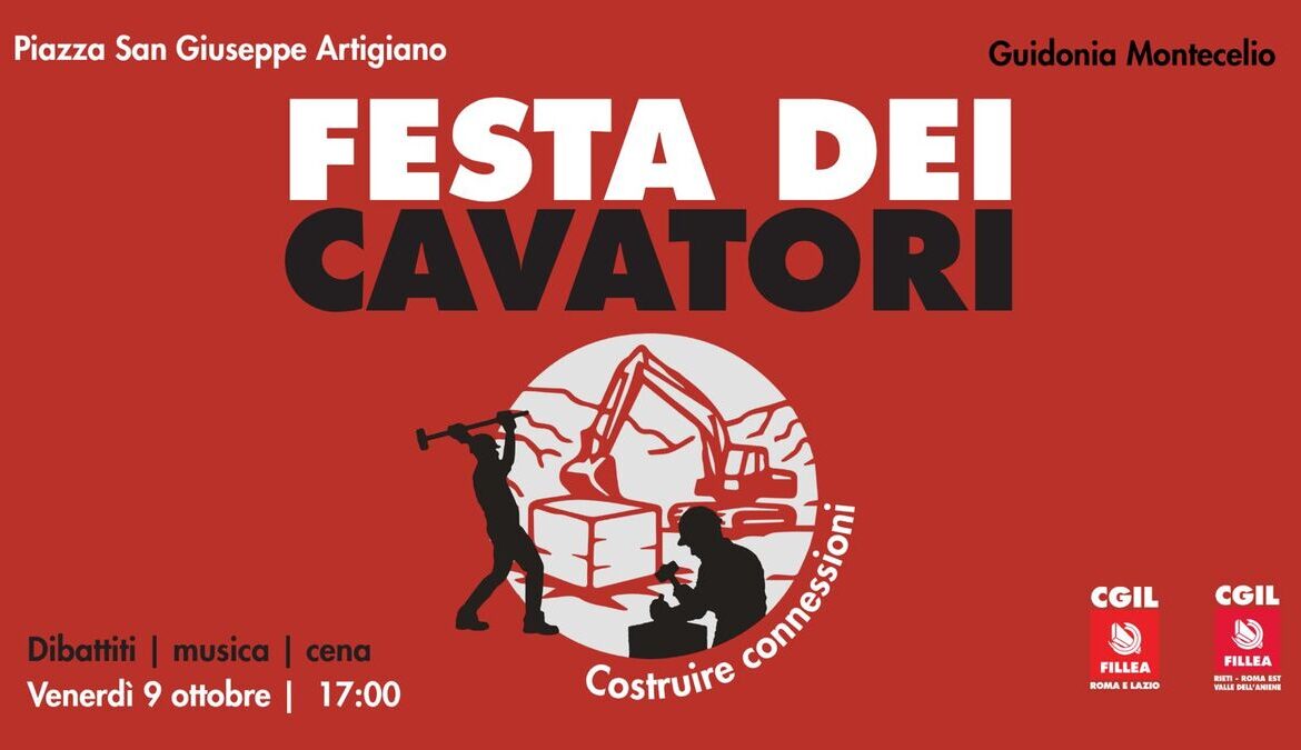 VILLANOVA - Il 9 ottobre la CGIL organizza la Festa dei Cavatori - VIDEO