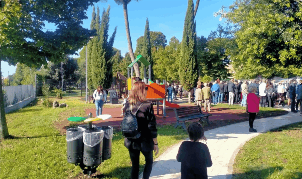 GUIDONIA - Una Panchina Rossa al Parco Anna Bertucci: il 6 ottobre l’inaugurazione